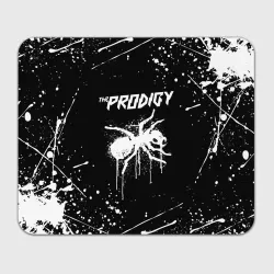 Прямоугольный коврик для мышки The Prodigy ant yellow брызги красок