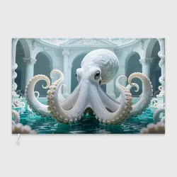 Флаг 3D Кракен и затонувший оперный театр