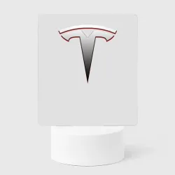 Светильник-ночник Tesla logo metallic gradient 