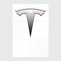 Магнитный плакат 2Х3 Tesla logo metallic gradient 