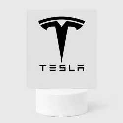 Светильник-ночник Tesla logo black