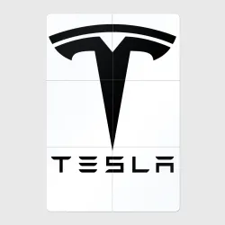 Магнитный плакат 2Х3 Tesla logo black