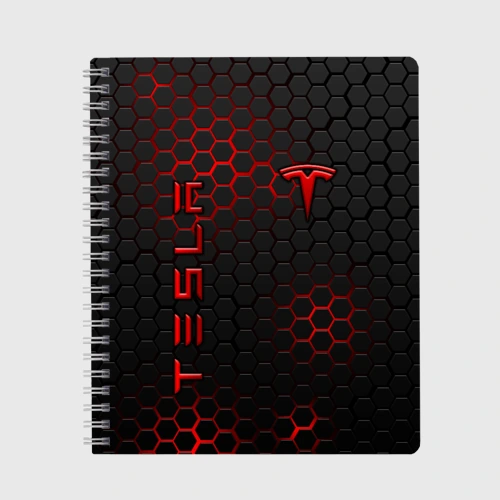 Тетрадь Tesla неоновая стальная броня 