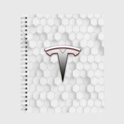 Тетрадь Tesla геометрические соты узор