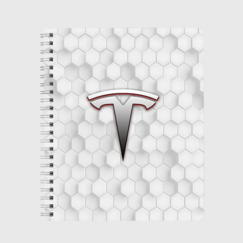 Тетрадь Tesla геометрические соты узор