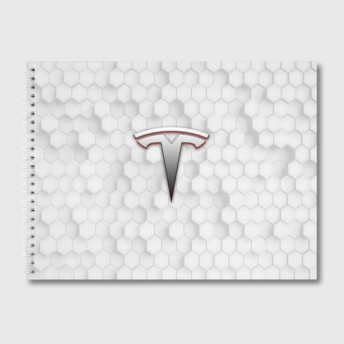 Альбом для рисования Tesla геометрические соты узор