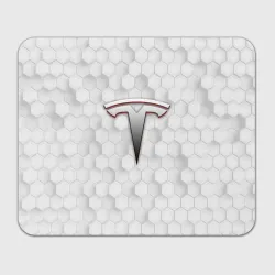 Прямоугольный коврик для мышки Tesla геометрические соты узор