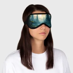 Маска для сна 3D Загадочный лес на закате - фото 2