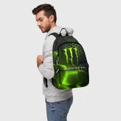 Рюкзак 3D Monster energy неон броня в стальных сотах - фото 2