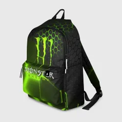 Рюкзак 3D Monster energy неон броня в стальных сотах