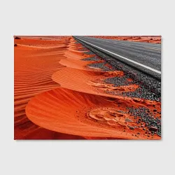 Холст прямоугольный Пустыня с дорогой - фото 2
