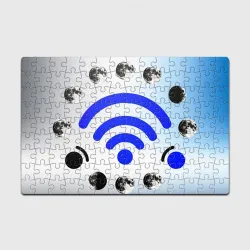 Головоломка Пазл магнитный 126 элементов WiFi в лунных фазах