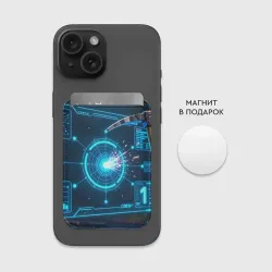 Картхолдер Magsafe магнитный Кирка с интерфейсом дополненной реальности - фото 2