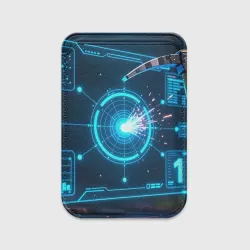Картхолдер Magsafe магнитный Кирка с интерфейсом дополненной реальности