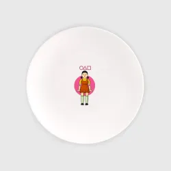 Тарелка Doll squid game