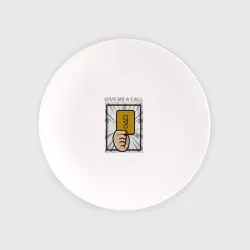 Тарелка Игра в кальмара - позвони мне