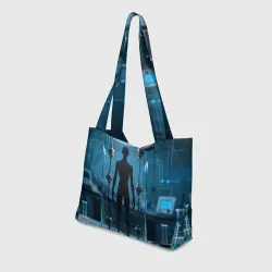 Пляжная сумка 3D Лабораторный эксперимент - фото 2