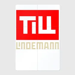 Магнитный плакат 2Х3 Till Lindemann новый логотип 