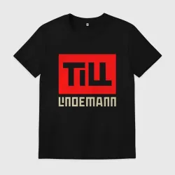 Мужская футболка хлопок Till Lindemann новый логотип 