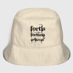 Женская панама хлопок Fortis fortuna adiuvat black John Wick