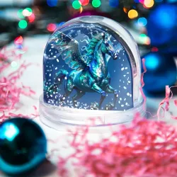 Игрушка Снежный шар Пегас под водой - фото 2