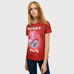 Женская футболка 3D Women's party - фото 2