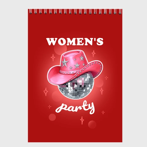 Скетчбук Women's party