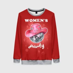 Женский свитшот 3D Women's party