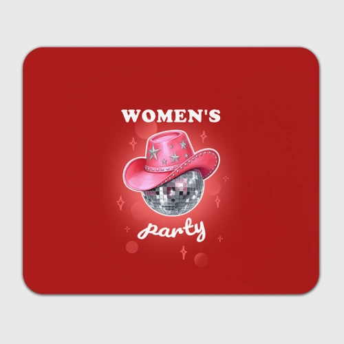 Прямоугольный коврик для мышки Women's party