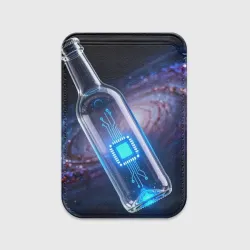 Картхолдер Magsafe магнитный Футуристическая бутылка с чипом