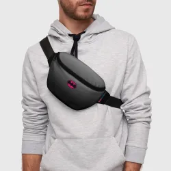 Поясная сумка 3D Batman pink logo Batgirl костюм - фото 2