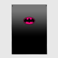 Постер Batman pink logo Batgirl костюм