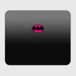 Прямоугольный коврик для мышки Batman pink logo Batgirl костюм