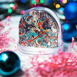Игрушка Снежный шар Гипнотическая спираль - фото 2