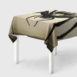 Скатерть 3D Гигантский паук в тумане