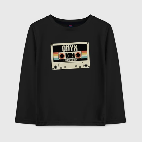 Детский лонгслив хлопок Onyx tape