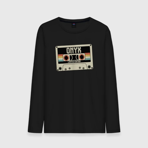 Мужской лонгслив хлопок Onyx tape