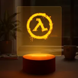 Светильник-ночник Half-Life огонь свечение пламя брызги - фото 2