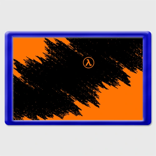Магнит 45*70 Half-Life брызги красок лого на груди