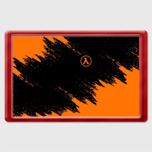 Магнит 45*70 Half-Life брызги красок лого на груди