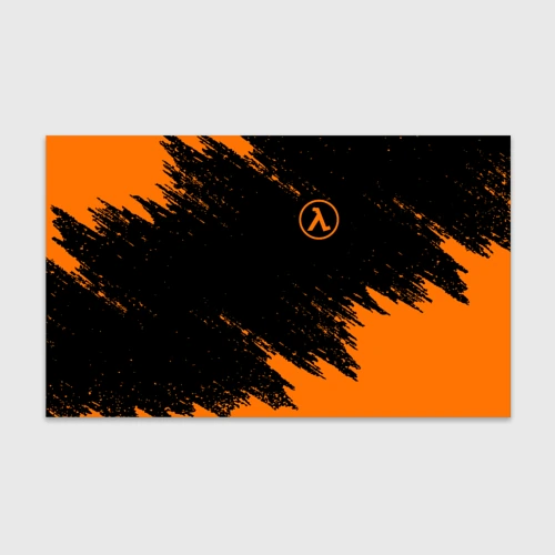 Бумага для упаковки 3D Half-Life брызги красок лого на груди