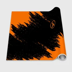 Бумага для упаковки 3D Half-Life брызги красок лого на груди - фото 2