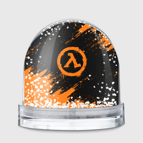 Игрушка Снежный шар Half-Life lambda брызги красок