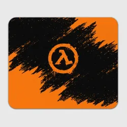 Прямоугольный коврик для мышки Half-Life lambda брызги красок