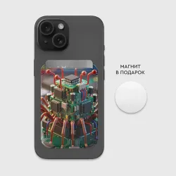 Картхолдер Magsafe магнитный Муравейник из микросхем - фото 2