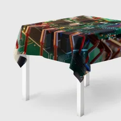 Скатерть 3D Муравейник из микросхем