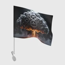 Флаг для автомобиля Механический мозг