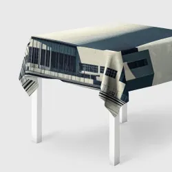 Скатерть 3D Аэс с градирнями