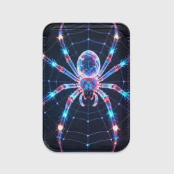 Картхолдер Magsafe магнитный Неоновый паук