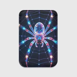 Картхолдер Magsafe магнитный Неоновый паук